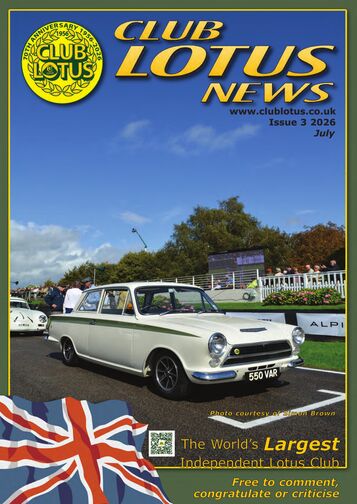 Club Lotus News July 2026