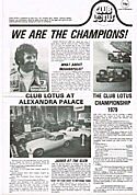 Club Lotus News - Issue 1 1979