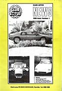 Club Lotus News - Issue 1 1986