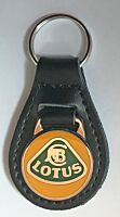 4 Black leather key fob