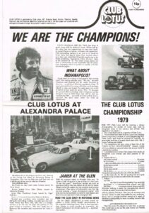 Club Lotus News January 1979