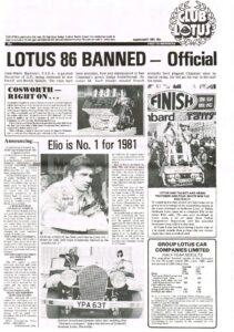 Club Lotus News January 1981