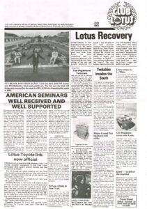 Club Lotus News July 1981
