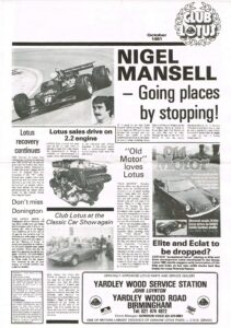 Club Lotus News October 1981
