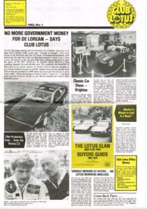 Club Lotus News January 1982
