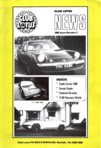 Club Lotus News July 1986