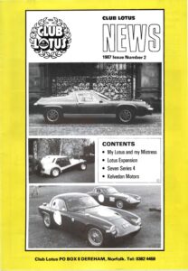 Club Lotus News April 1987