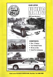 Club Lotus News January 1987