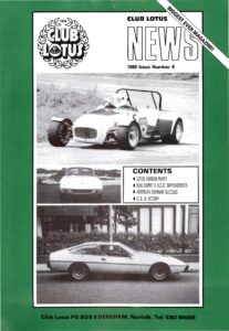 Club Lotus News October 1988