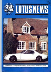 Club Lotus News April 1991