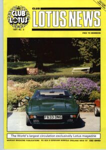 Club Lotus News July 1991