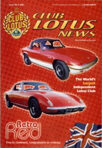 Club Lotus News April 2001