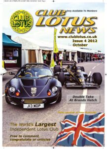 Club Lotus News October 2012