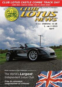 Club Lotus News April 2015