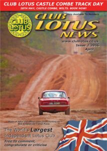 Club Lotus News April 2016