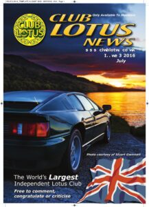 Club Lotus News July 2016