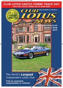 Club Lotus News April 2018