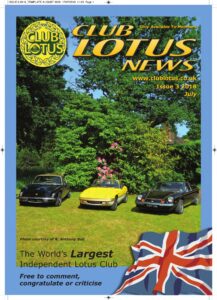 Club Lotus News July 2018