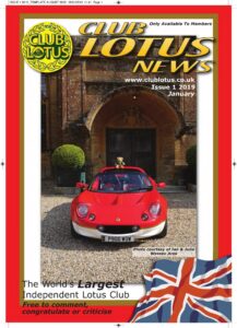 Club Lotus News January 2019