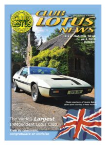 Club Lotus News October 2019