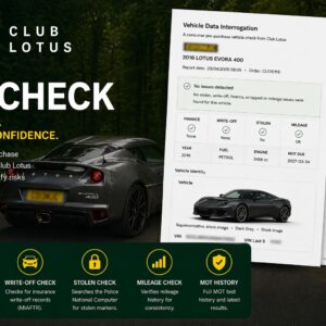Club Lotus VDI Check