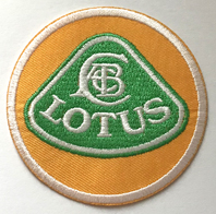 6 Lotus logo sew on patch
