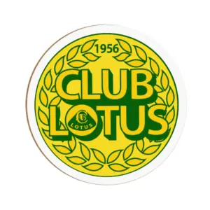 Club Lotus Logo Hardboard Coasters - Set of 4