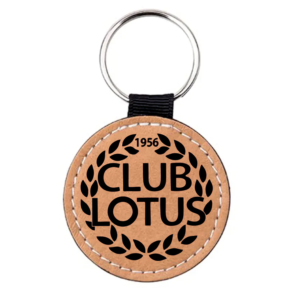Personalised Club Lotus Round Key Ring - Upload Your Own Image 1 Club Lotus Logo Round Key Ring