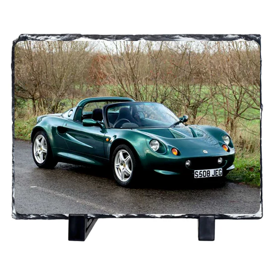 Personalised Club Lotus Slate with Stand - Upload Your Own Image 1 Personalised Club Lotus Slate with Stand - Upload Your Own Image