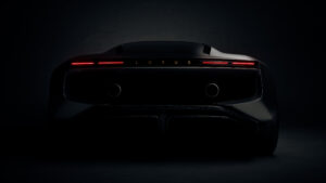 Home 3 Lotus Type 135 hybrid-V8 supercar teaser image, May 2026