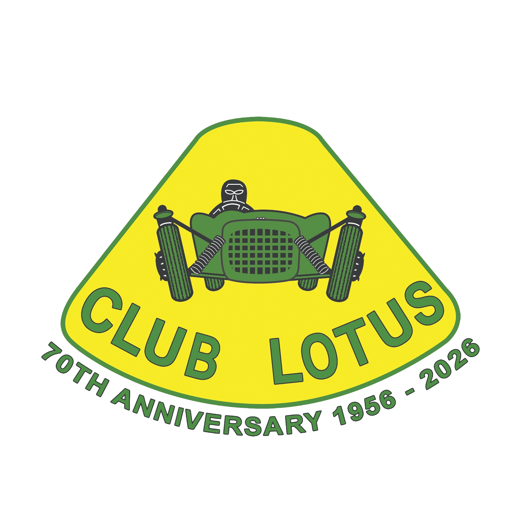 Club Lotus 70th Anniversary Logo Homage to 1956